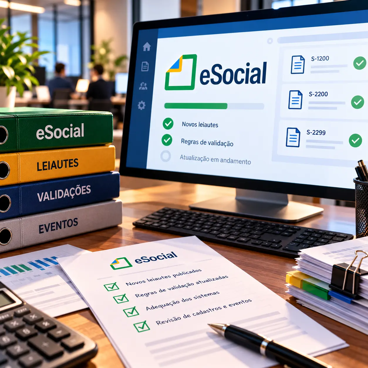 eSocial atualiza leiautes e regras de validação