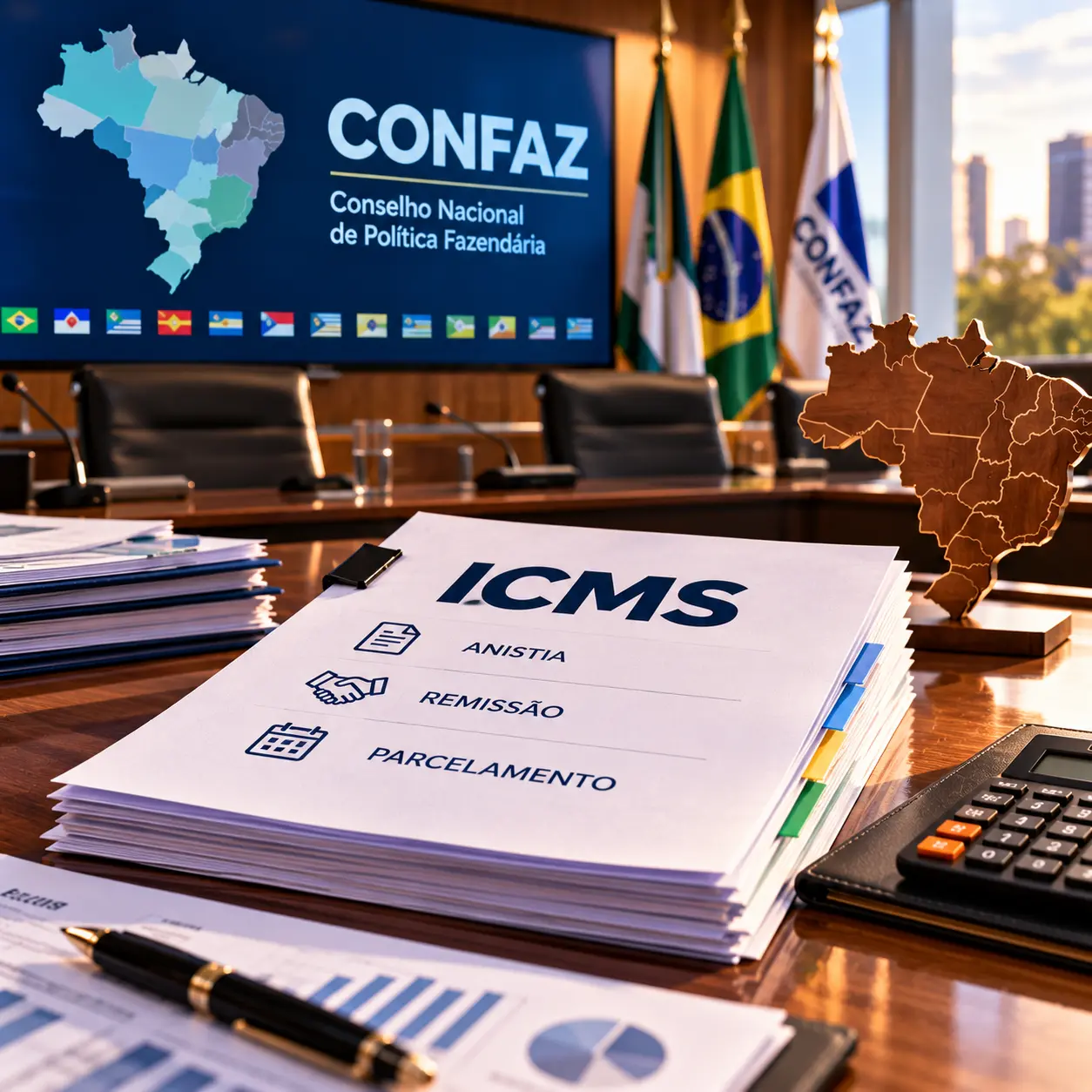 Confaz confirma convênios que preveem anistia e remissão do ICMS e parcelamento de débitos tributários
