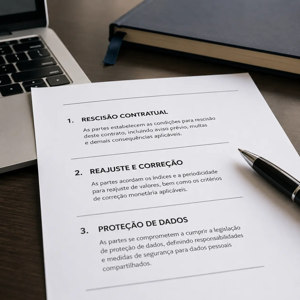 Três cláusulas contratuais que toda empresa precisa revisar em 2026