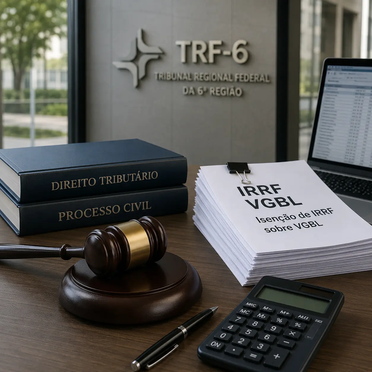 TRF-6 nega liminar para afastar depósito em discussão sobre isenção de IRRF sobre VGBL