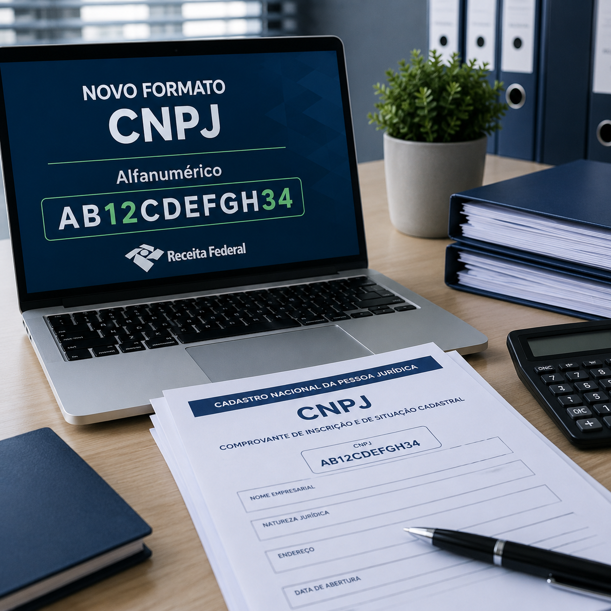Novos CNPJs passam a adotar formato alfanumérico a partir desta quarta-feira, 1º de julho