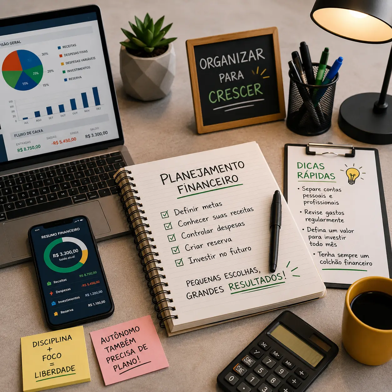 Dicas de planejamento financeiro para autônomos