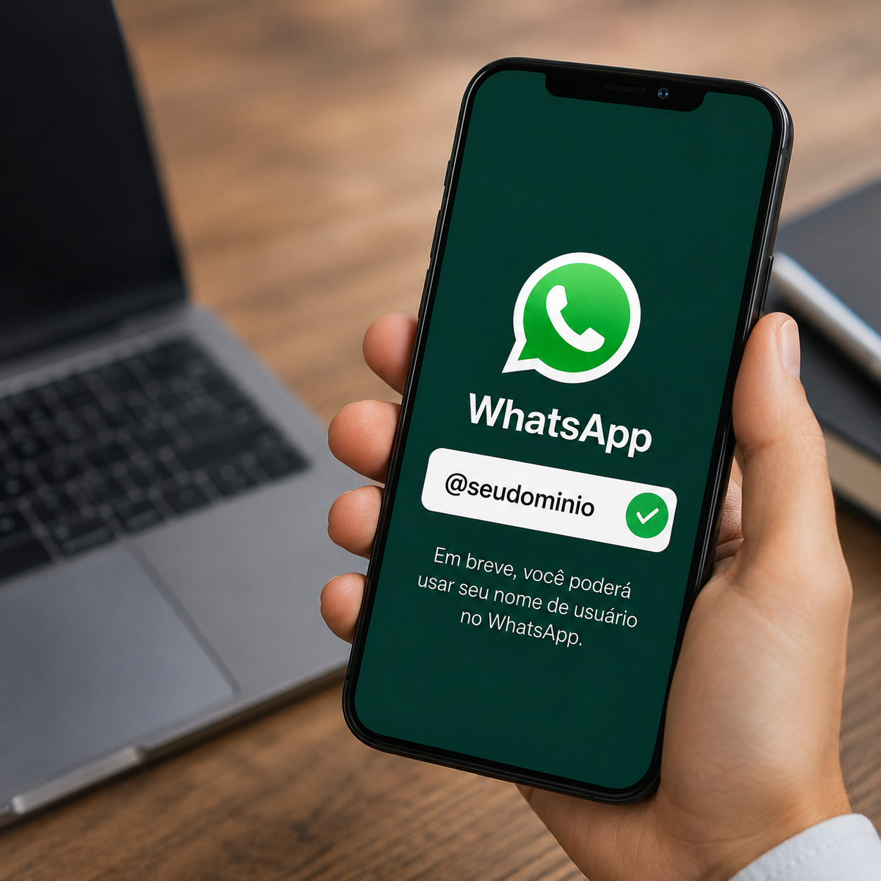 WhatsApp vai permitir reservar o nome de usuário. Corra e separe o contato da sua empresa