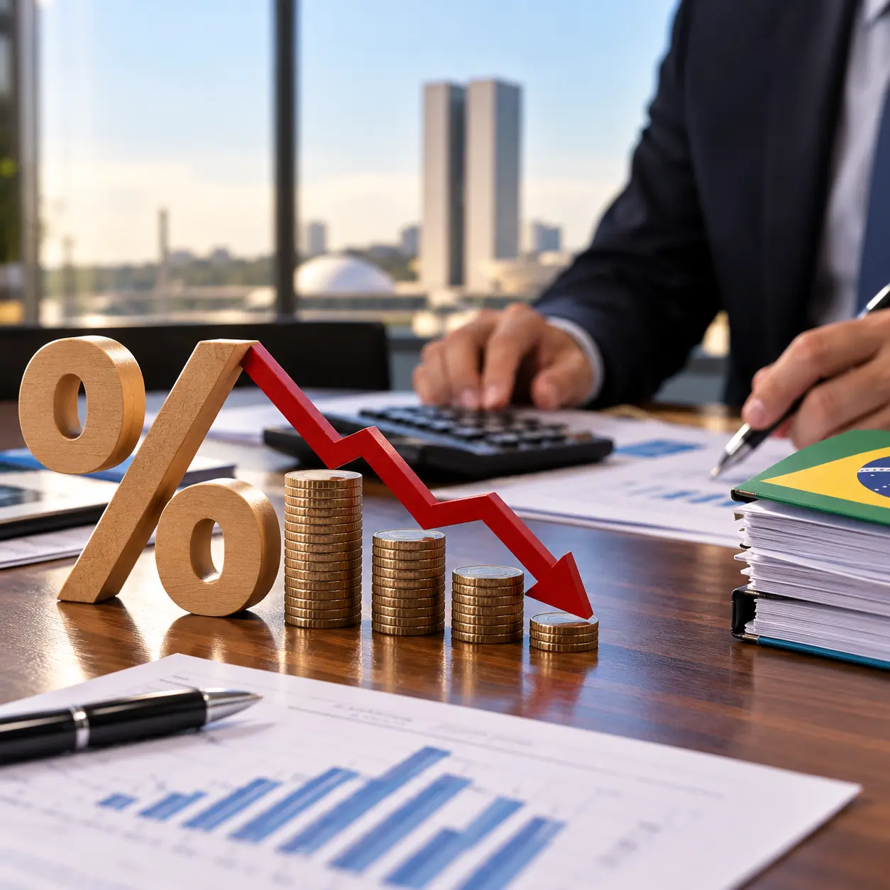 Mercado vê possibilidade de queda de juros acelerada com compromisso fiscal