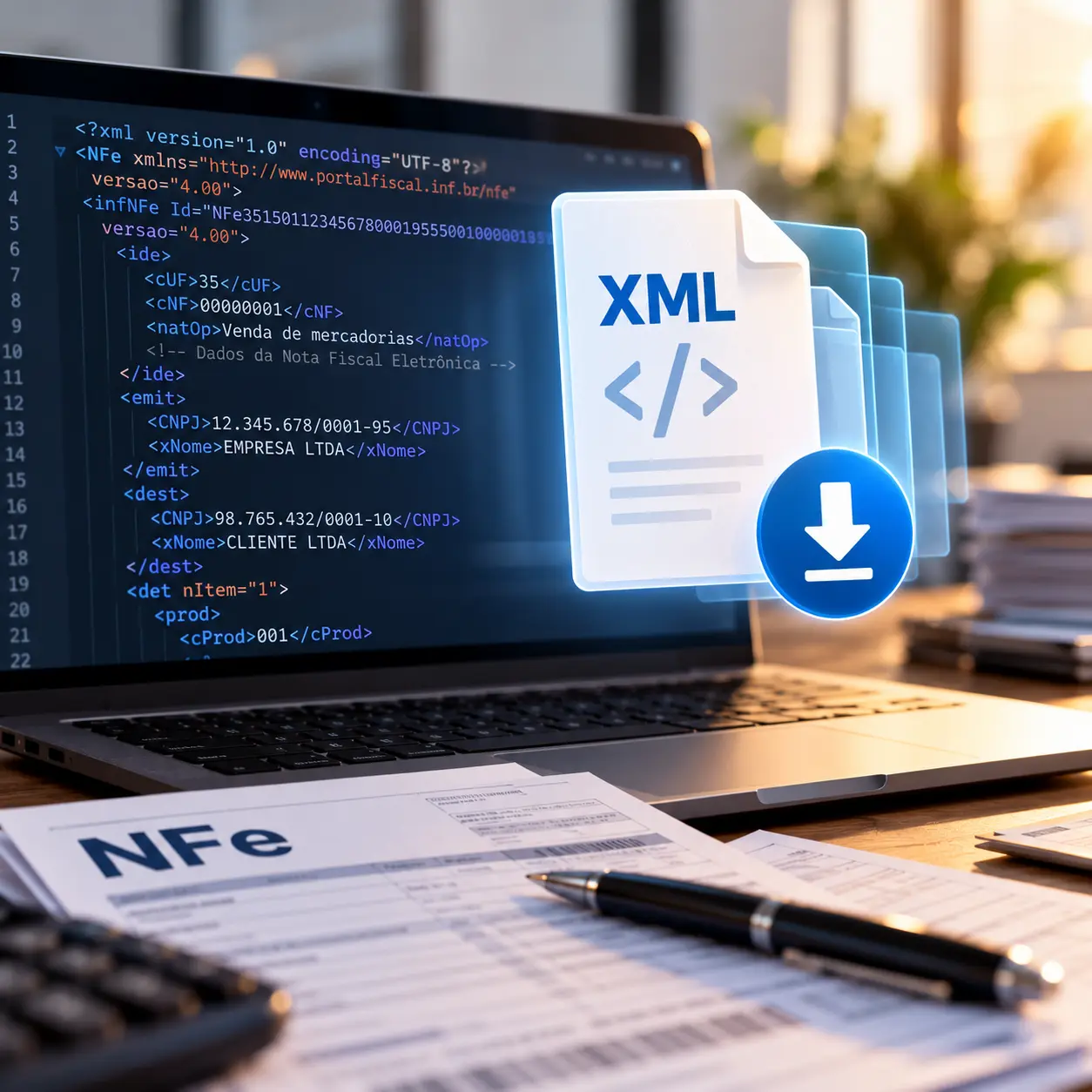Fisco publica pacote de schemas XML da NFe para notas técnicas; baixe o arquivo