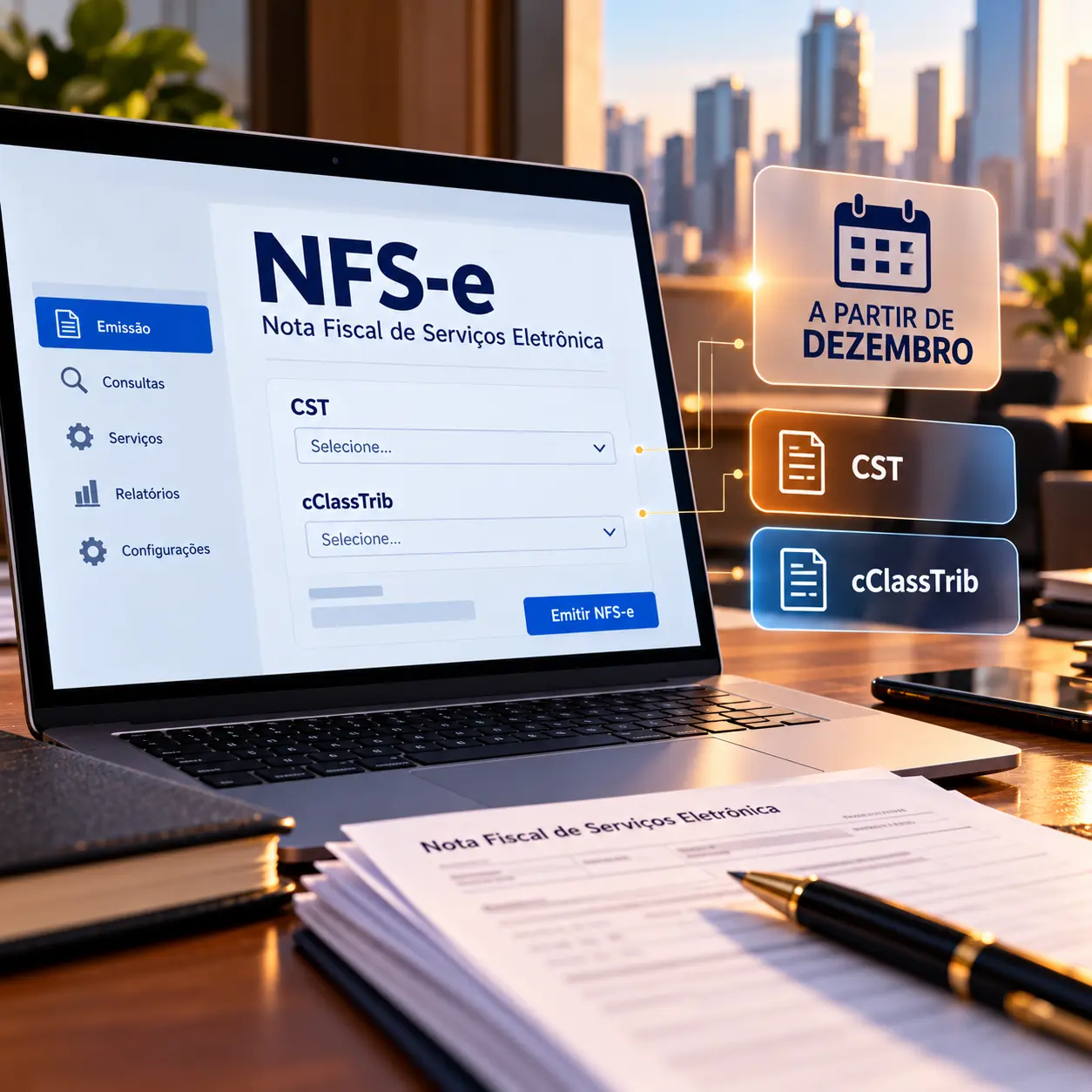 NFS-e terá alterações em CST e cClassTrib a partir de dezembro