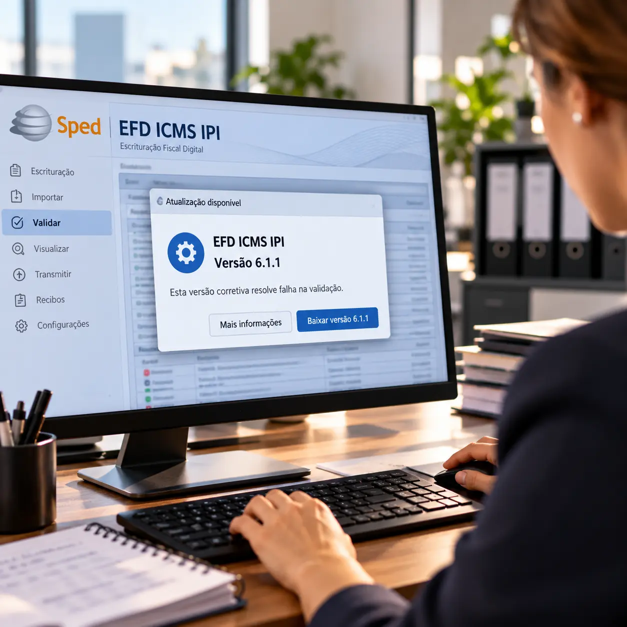 EFD ICMS IPI: versão corretiva 6.1.1 resolve falha na validação
