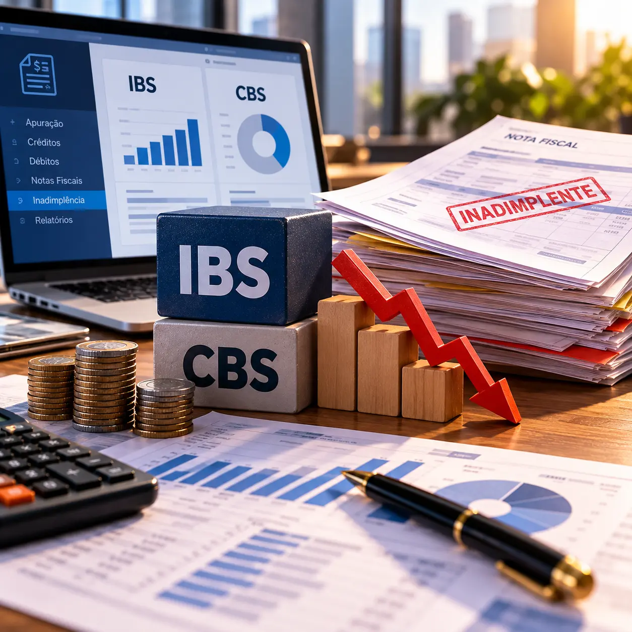 Perdas com créditos inadimplentes na base de IBS/CBS