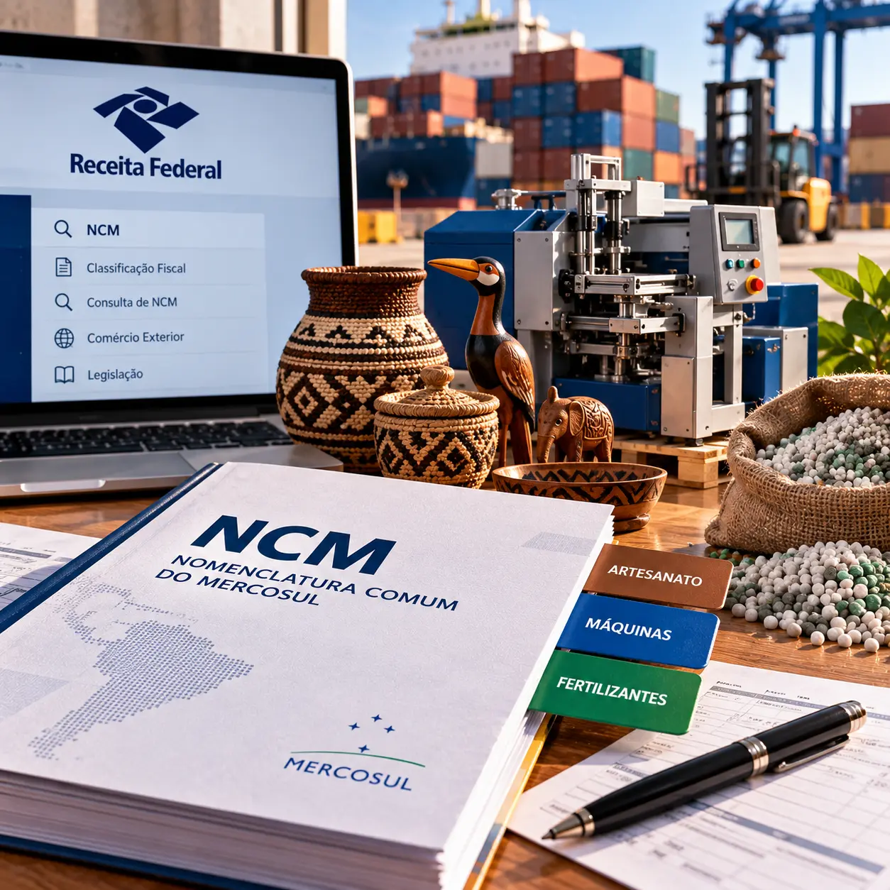 Receita esclarece NCM de produtos de artesanato, máquinas e fertilizantes