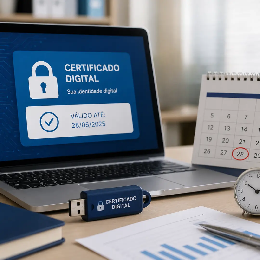 Validade do Certificado Digital exige renovação antecipada para evitar interrupções nas rotinas fiscais