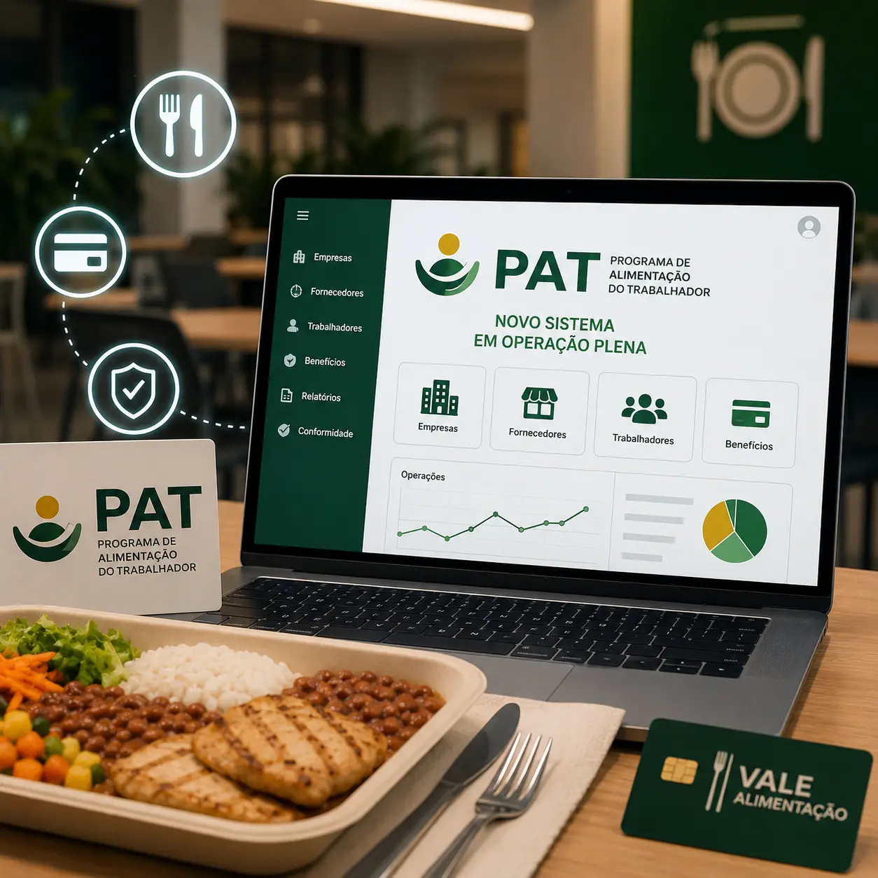 Novo sistema do PAT entra em operação plena para empresas e fornecedores do programa