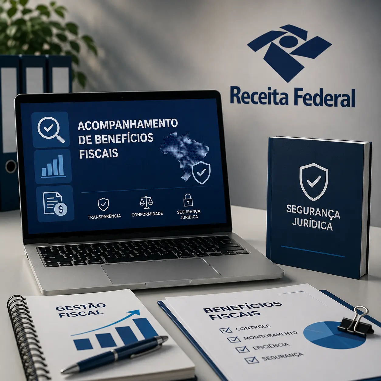 Receita Federal aprimora acompanhamento de benefícios fiscais e reforça segurança jurídica para empresas