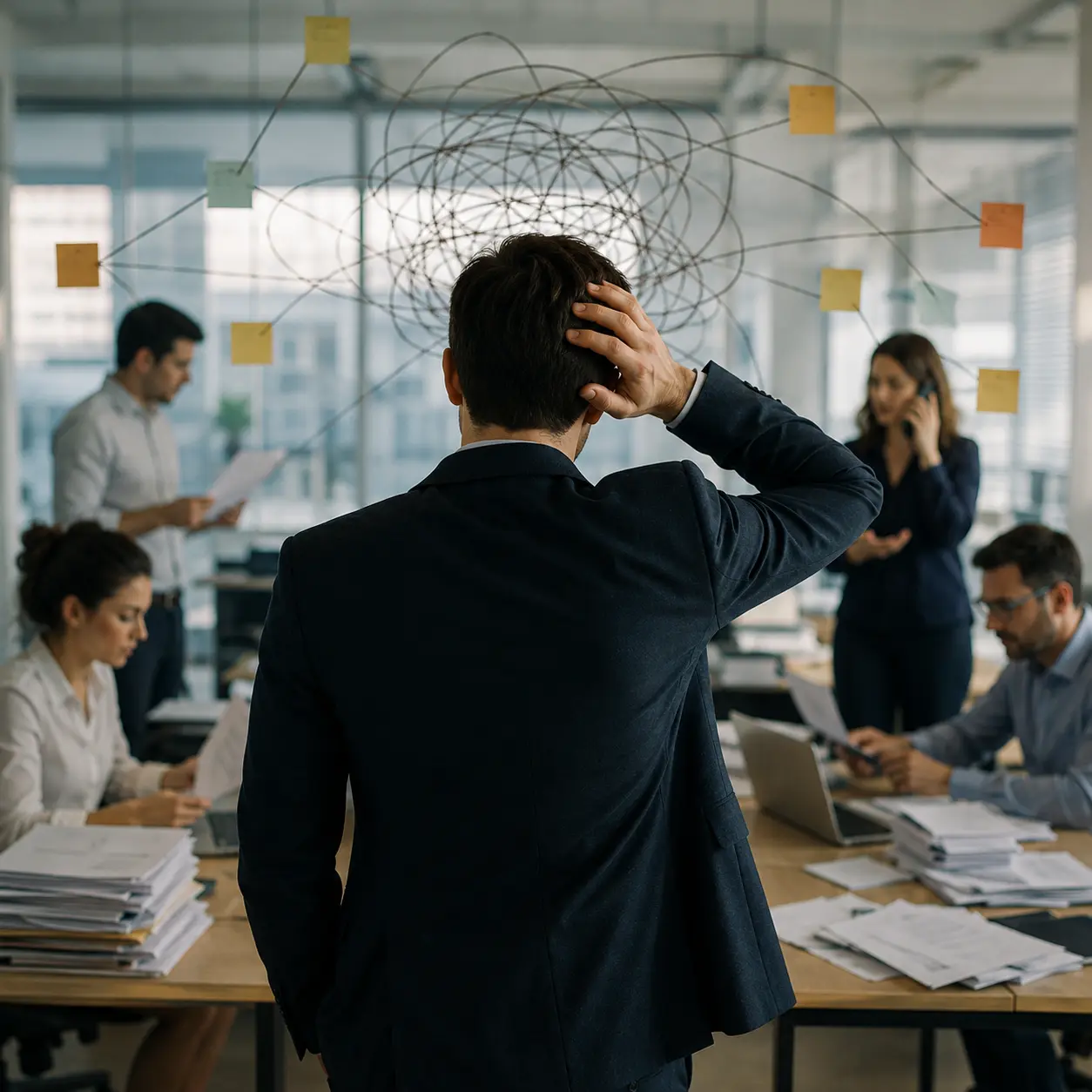 Quando o problema não está nas áreas, mas na organização