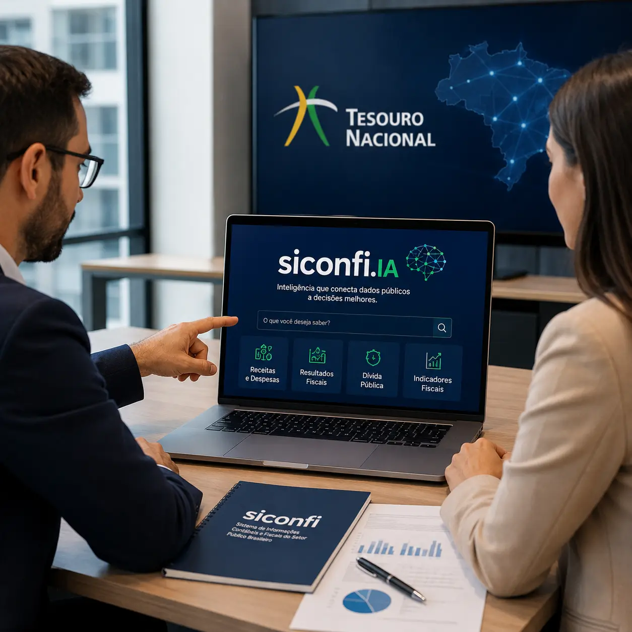 Tesouro lança Siconfi.IA para facilitar acesso aos dados contábeis e fiscais da Federação