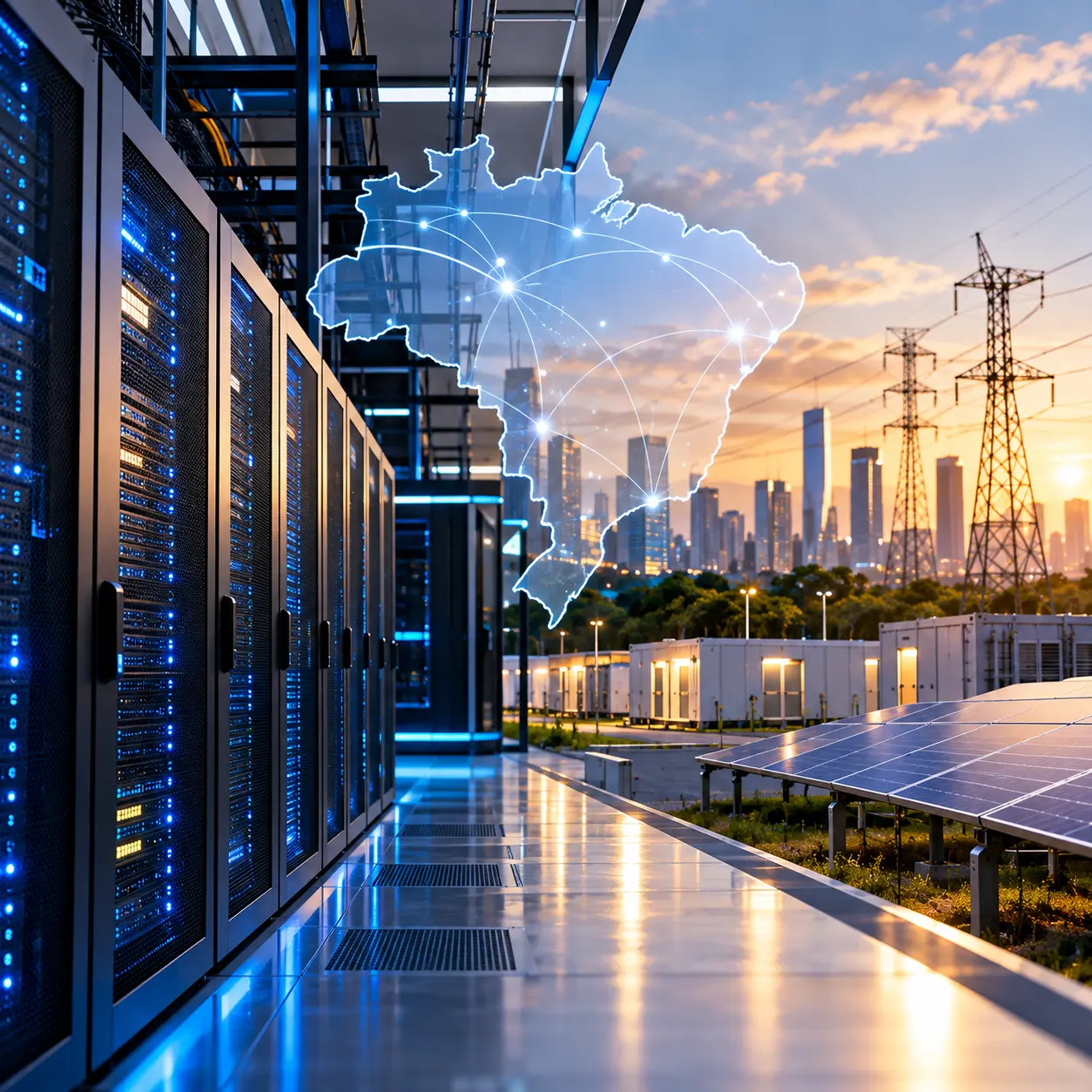 Novo regime tributário busca impulsionar data centers, infraestrutura energética e inteligência artificial no Brasil