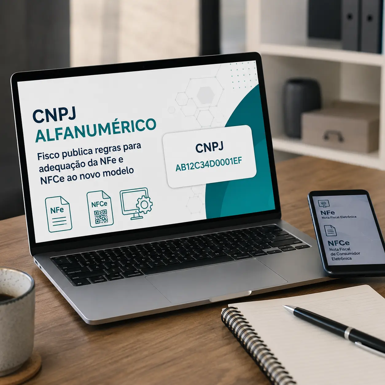 CNPJ alfanumérico: Fisco publica regras para adequação da NFe e NFCe ao novo modelo