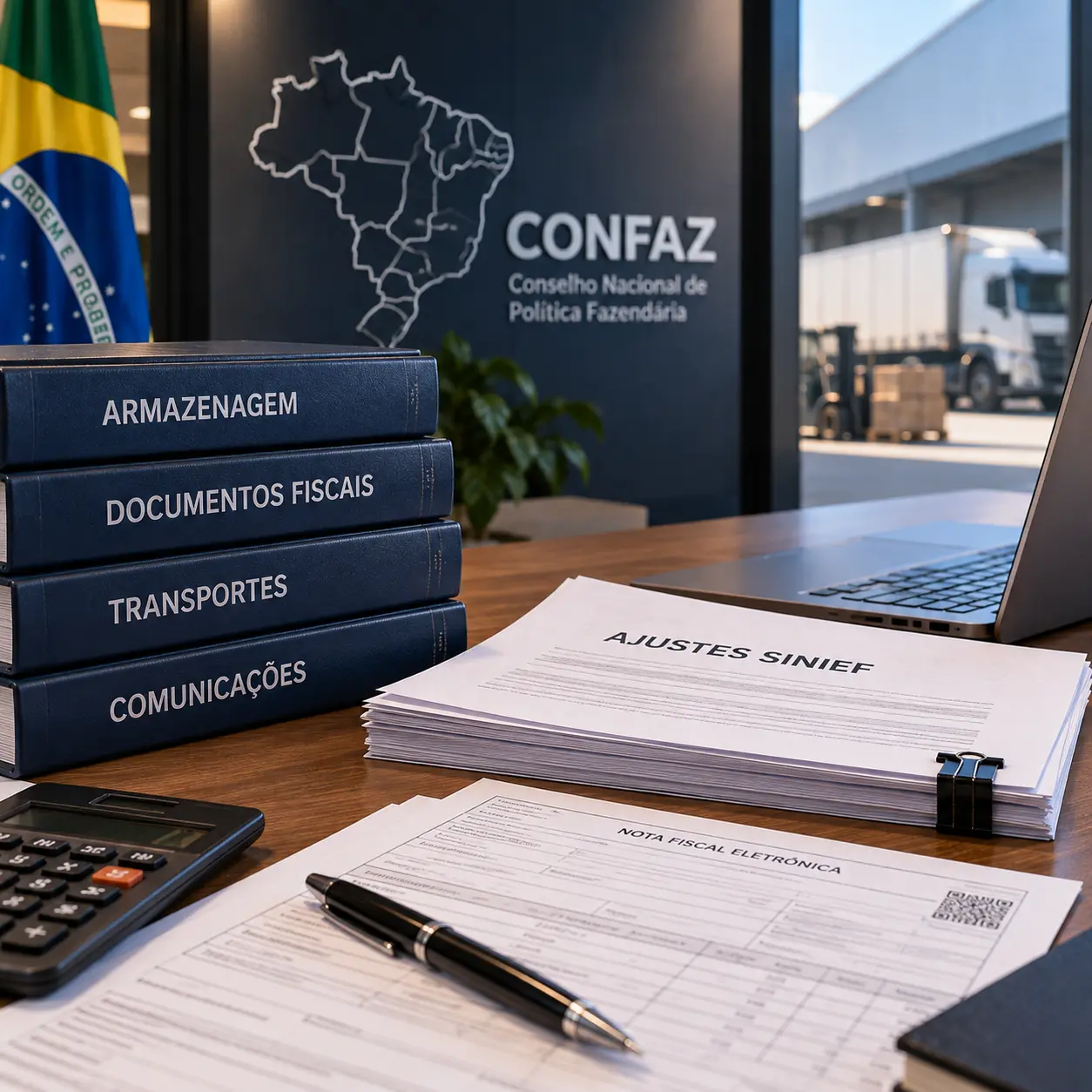 Confaz publica 13 ajustes Sinief; armazenagem, documentos fiscais, transportes e comunicações têm mudanças
