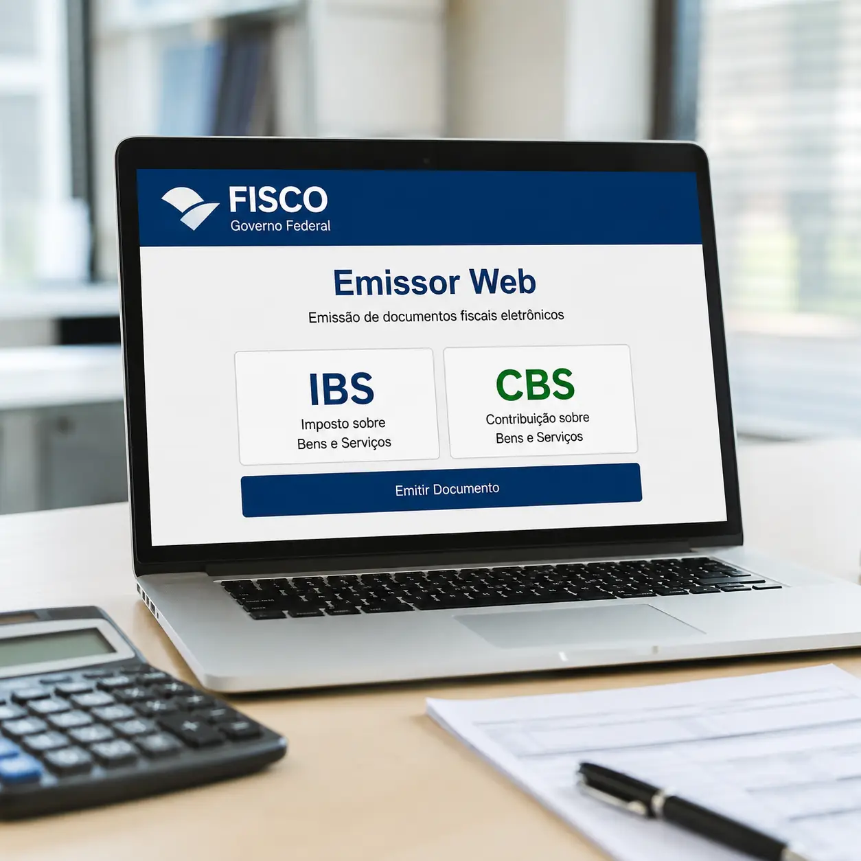 Fisco lança Emissor Web para impulsionar preenchimento de IBS e CBS
