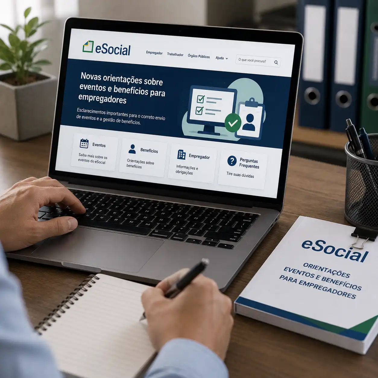 eSocial publica novas orientações sobre eventos e benefícios para empregadores