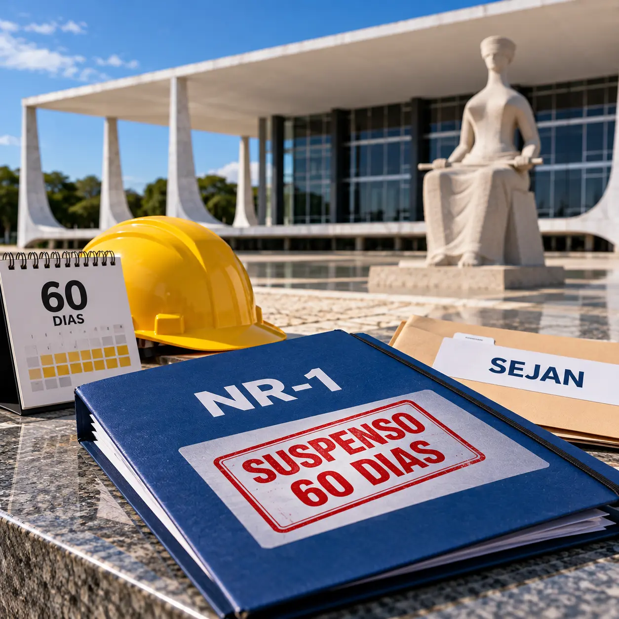 Mendonça suspende ações sobre NR-1 no STF por 60 dias e autoriza remessa à Sejan