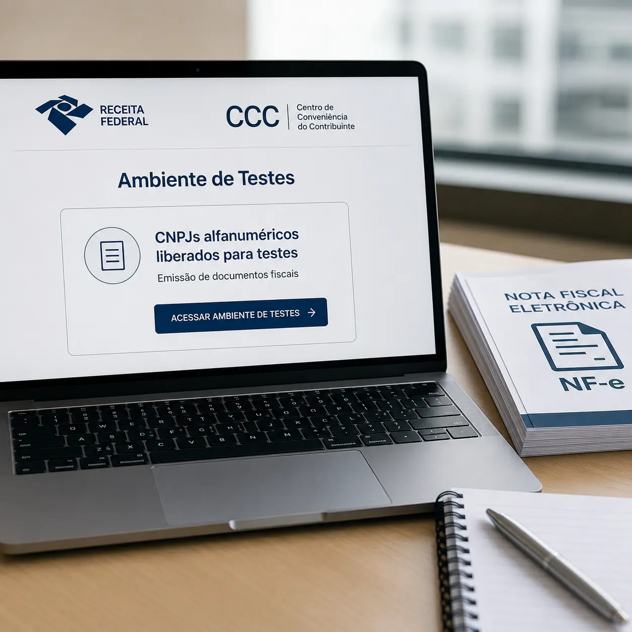 CNPJs alfanuméricos são liberados no CCC para testes de emissão de documentos fiscais