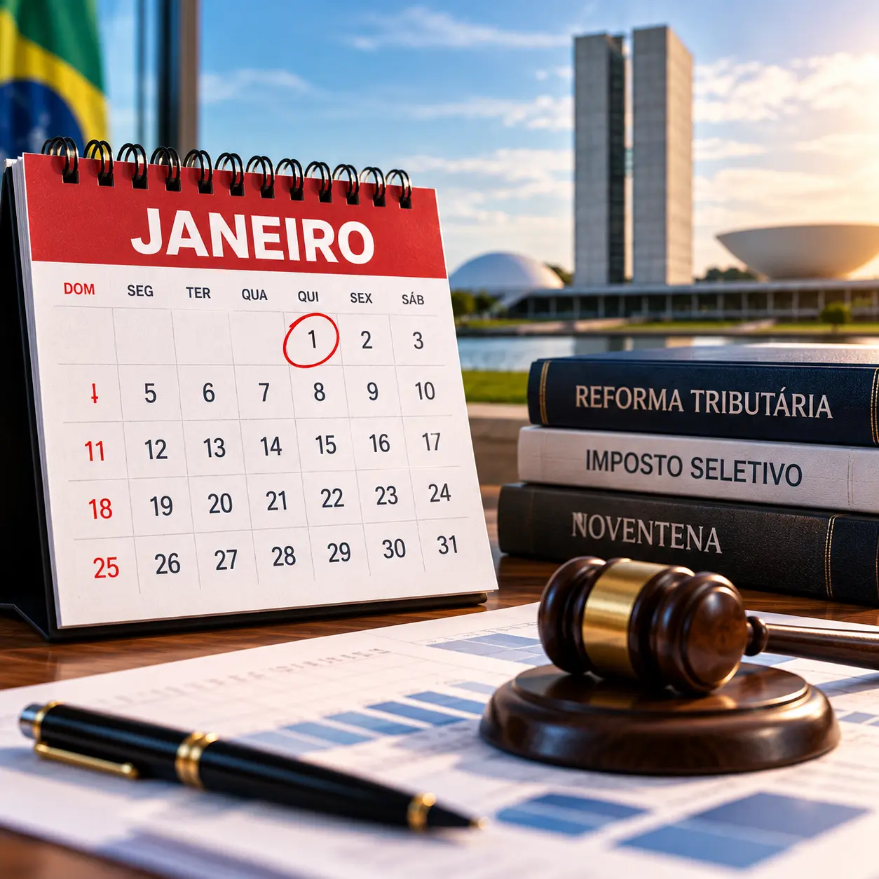 Janeiro sem Imposto Seletivo? A noventena pode mudar o calendário da Reforma