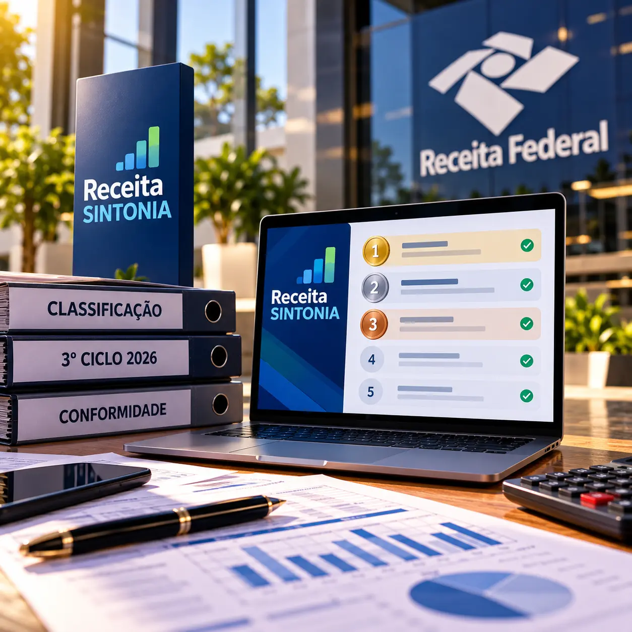 Receita Sintonia divulga a classificação do 3º ciclo de 2026