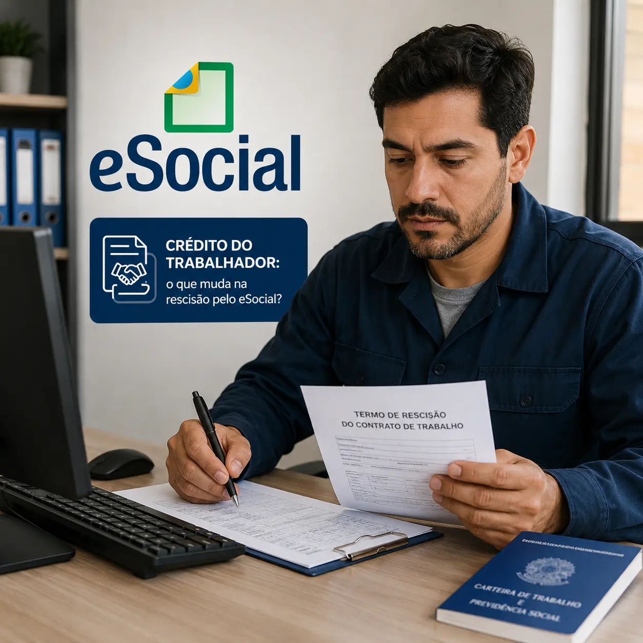 Crédito do Trabalhador: o que muda na rescisão pelo eSocial?