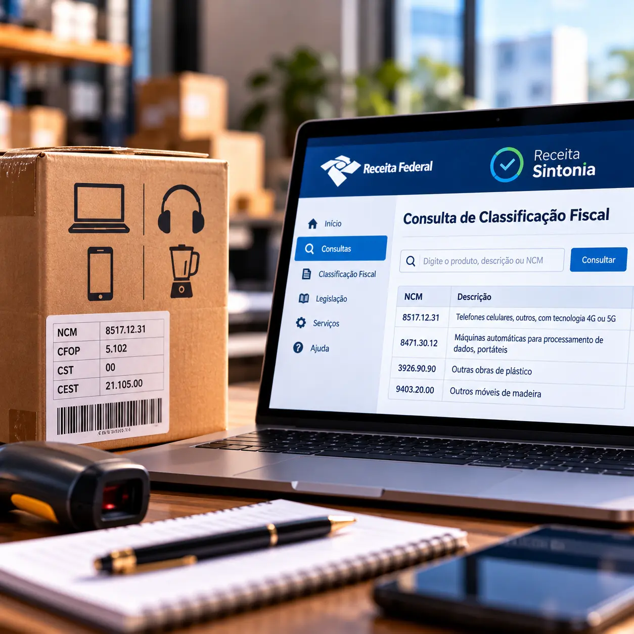 Receita Sintonia: como consultar a classificação fiscal e melhorar a conformidade