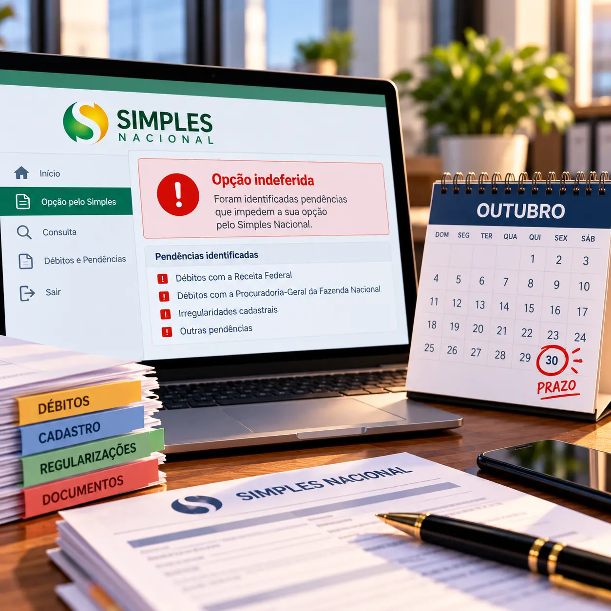 Pedido de opção pelo Simples indeferido? Empresas têm até esta sexta (30) para resolver pendências
