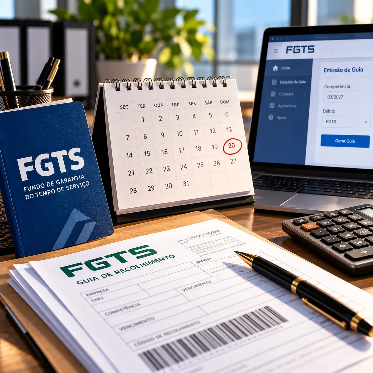 FGTS - A emissão antecipada da guia não antecipa a obrigação de pagamento