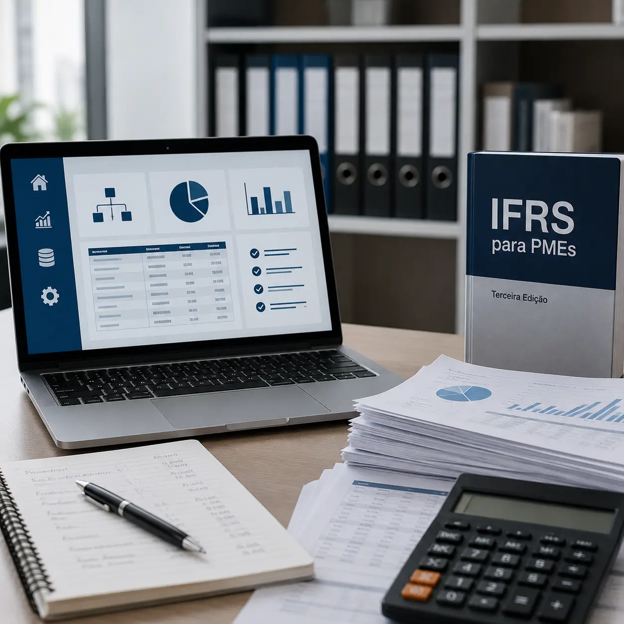 ERP, qualidade dos dados e preparação do fechamento contábil para a terceira edição da IFRS para PMEs