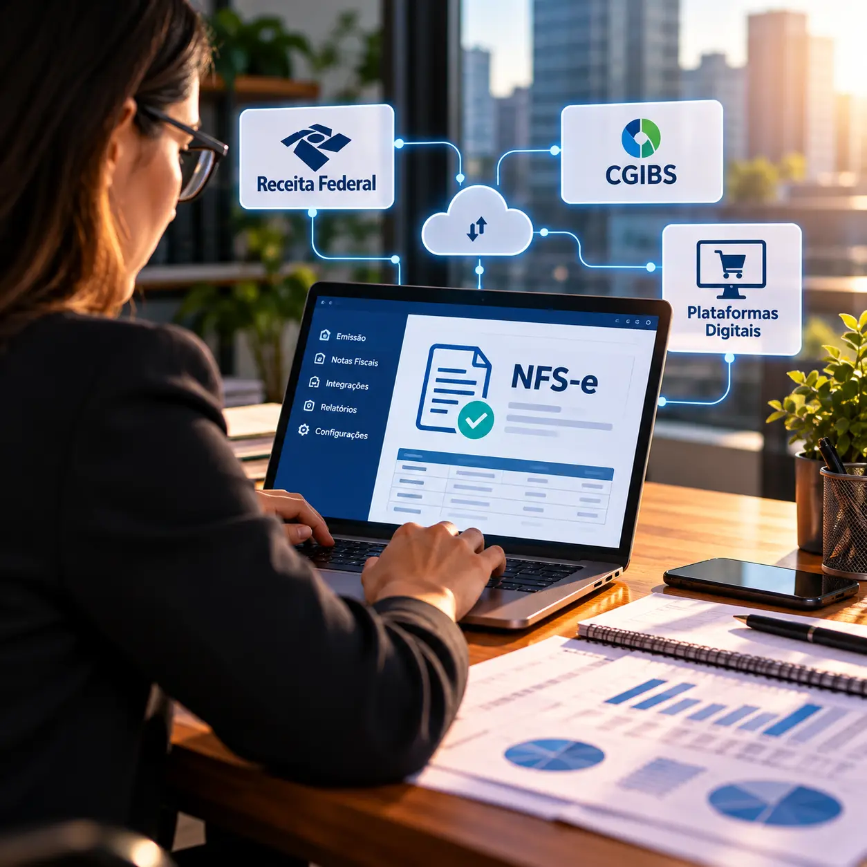 Receita e CGIBS definem solução para emissão de NFS-e por plataformas digitais