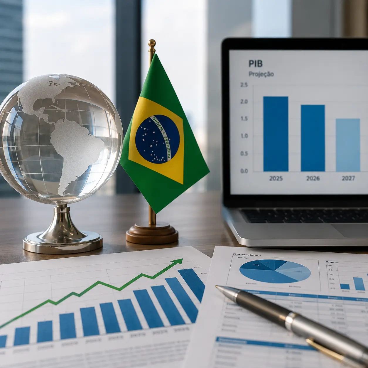 FMI eleva projeção para PIB do Brasil, mas prevê desaceleração em 2027