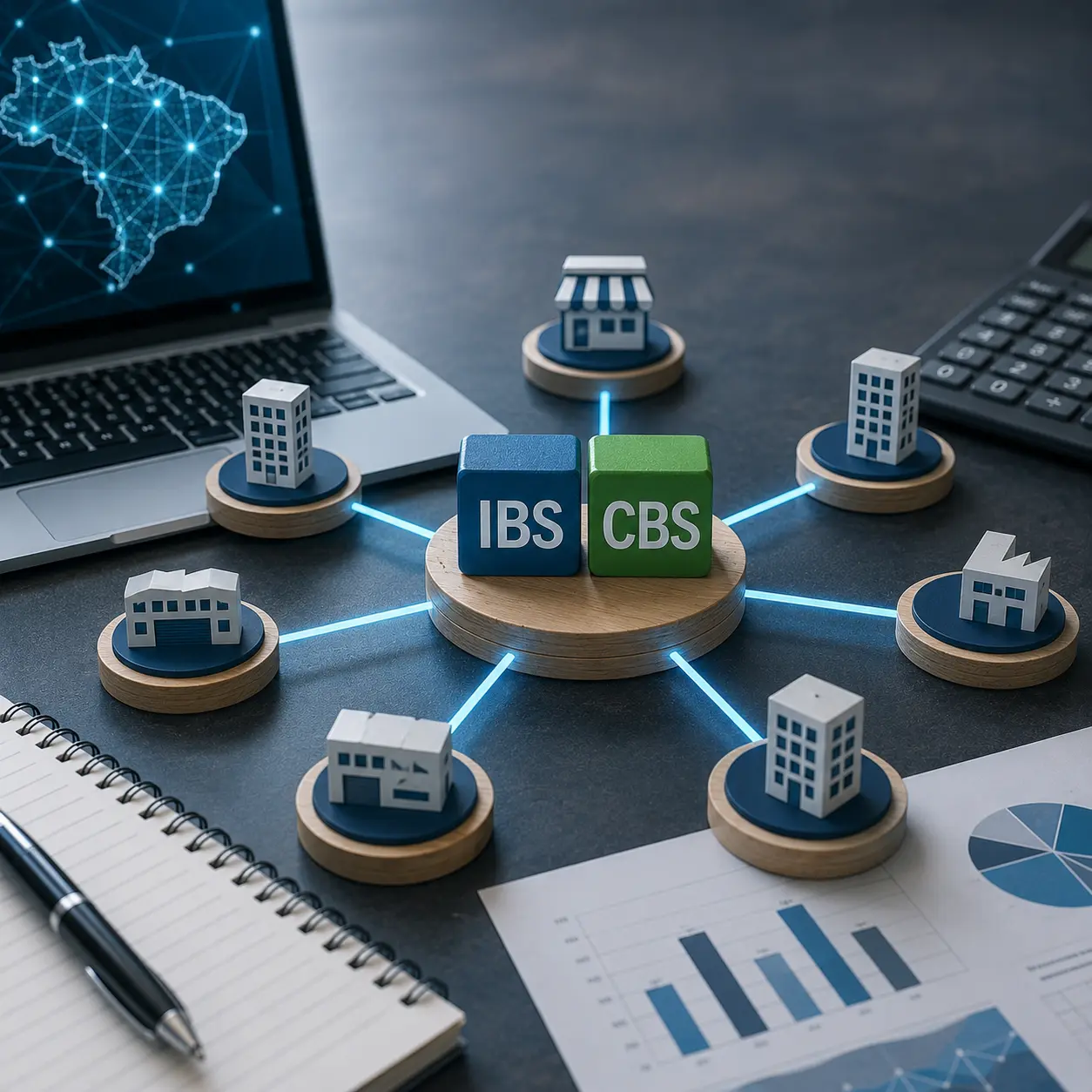 Tributação do IBS e da CBS em ambientes descentralizados 